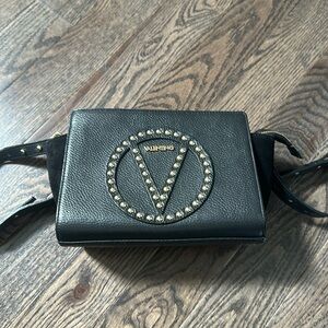 Black leather Valentino purse